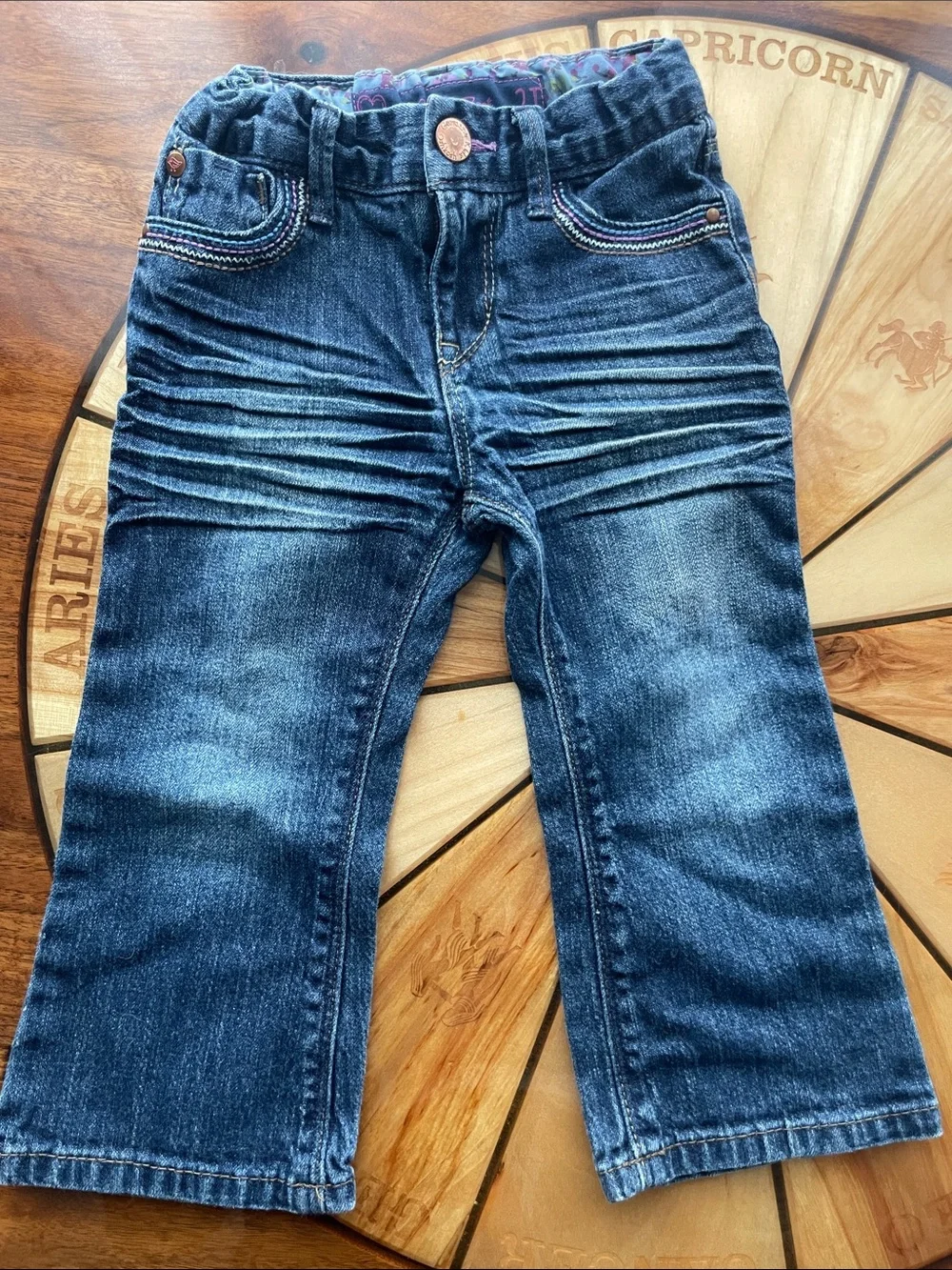 Lot of 3 pair of 2T denim Gymboree, Oshkosh